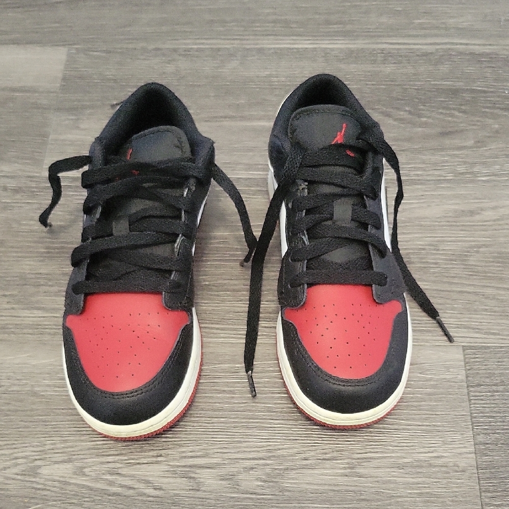 Kids Black and Red Sneakers